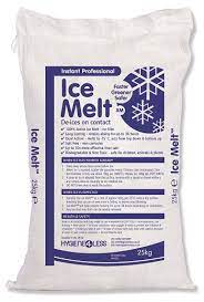 DE-ICER 10kg MIN ORDER 3 BAGS @ £4.25 CLICK&COLLECT FROM LU54SB